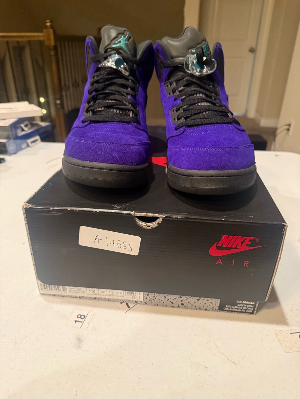 Size 12 - Jordan 5 Retro Alternate Grape 2020